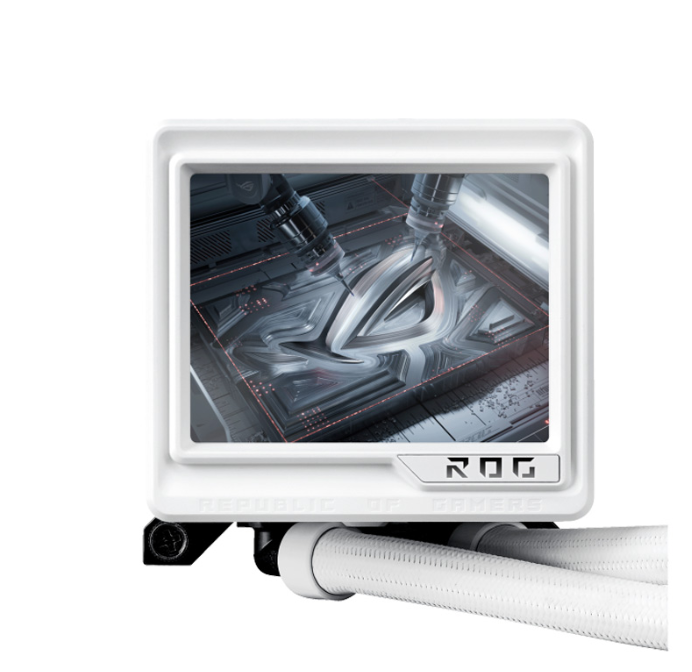 Tản nhiệt nước AIO ASUS ROG RYUJIN III 360 ARGB Extreme WHITE (tích hợp màn 3.5")