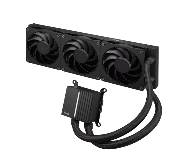 Tản nhiệt nước AIO ASUS ProArt LC 360 (3 quạt Noctua 120mm, đồng hồ đo nhiệt độ và tốc độ quạt trên nắp máy bơm)