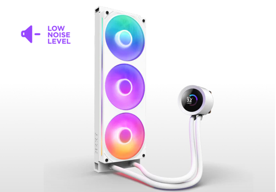 BỘ TẢN NHIỆT NƯỚC NZXT KRAKEN PLUS 360 RGB V2 WHITE - 360MM (RL-KR360-W2)
