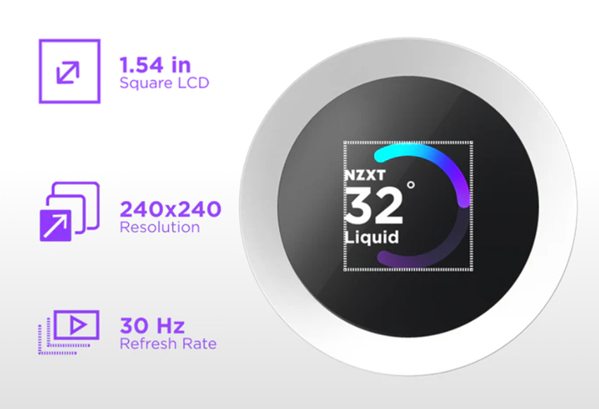 BỘ TẢN NHIỆT NƯỚC NZXT KRAKEN PLUS 240 RGB V2 WHITE - 240MM ( RL-KR240-W2 )