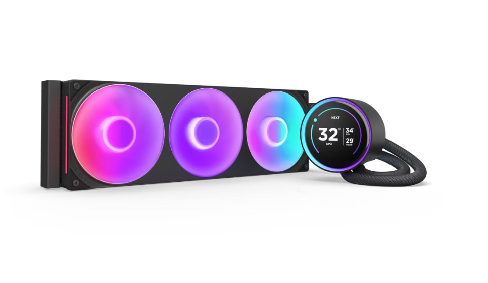 Bộ Tản Nhiệt Nước NZXT KRAKEN ELITE 360 RGB V2 BLACK 360mm (RL-KR36E-B2)
