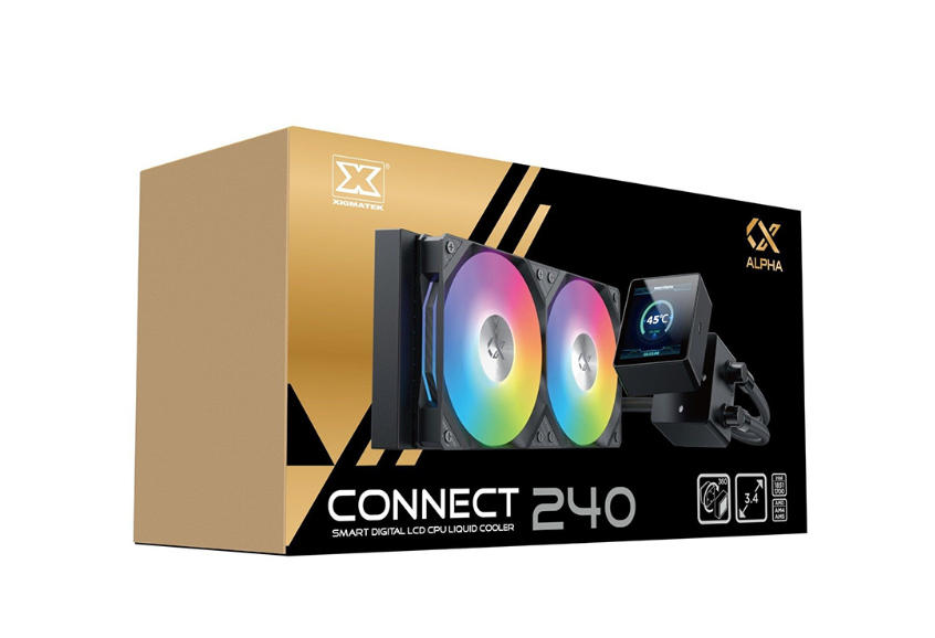 TẢN NHIỆT NƯỚC AIO XIGMATEK ALPHA - CONNECT 240 (EN45257)