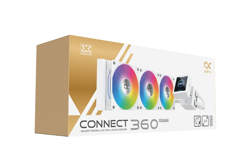 TẢN NHIỆT NƯỚC AIO XIGMATEK ALPHA - CONNECT 360 ARCTIC (EN45240)