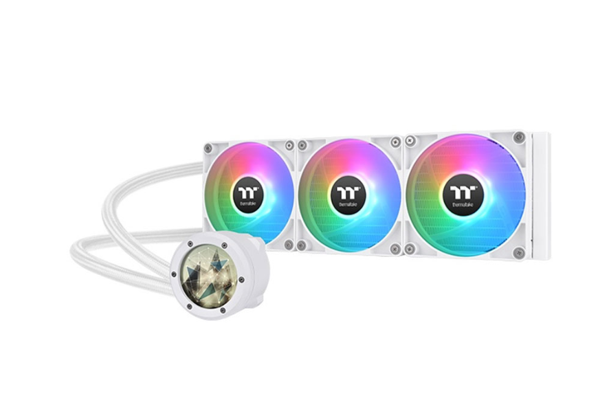 Tản Nhiệt Nước AIO Thermaltake TH360 V2 Ultra snow (3 fan 12cm, Màn hình LCD 2.1 inch)