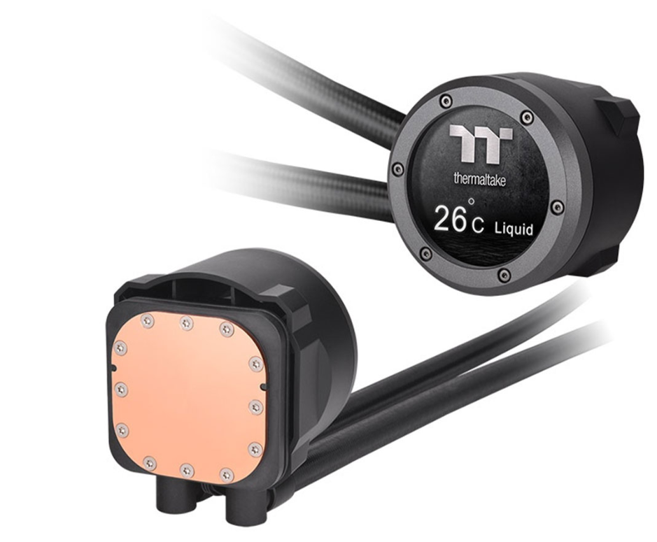 Tản Nhiệt Nước AIO Thermaltake TH240 V2 Ultra black (2 fan 12cm, Màn hình LCD 2.1 inch)