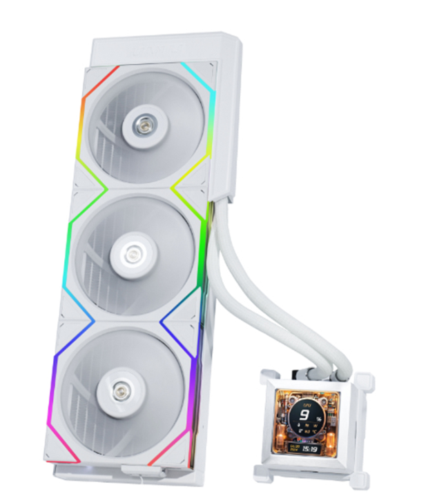 Tản Nhiệt Nước Lian Li HydroShift LCD 360TL fan White