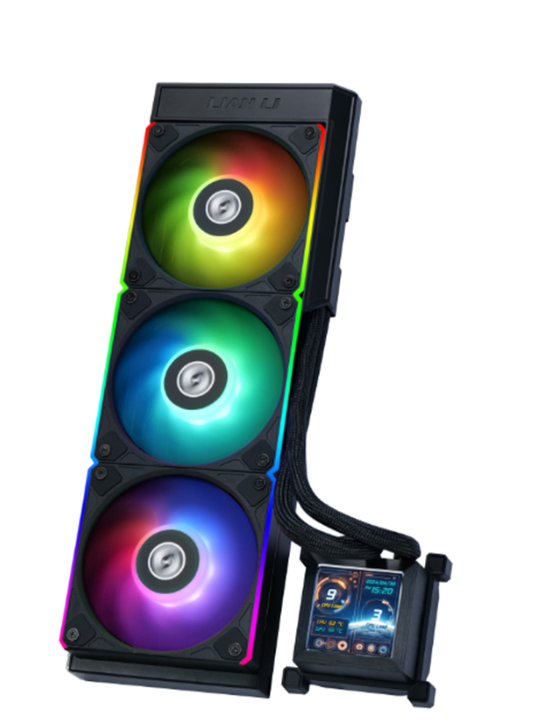 Tản Nhiệt Nước Lian Li HydroShift LCD 360RGB fan Black