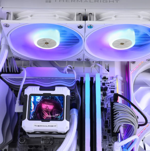 Bộ Tản Nhiệt Nước Thermalright FROZEN WARFRAME 240 WHITE ARGB (LCD 2.4inch)