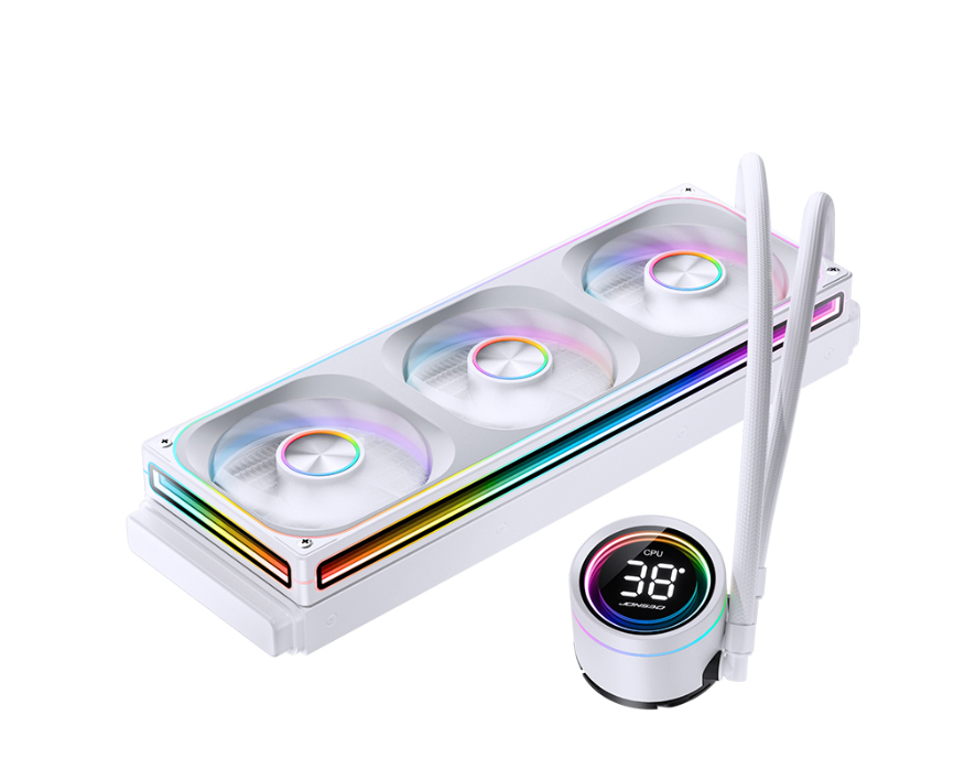 Tản nhiệt nước AIO Jonsbo TH-360 White (ARGB, Hiển Thị Nhiệt Độ)