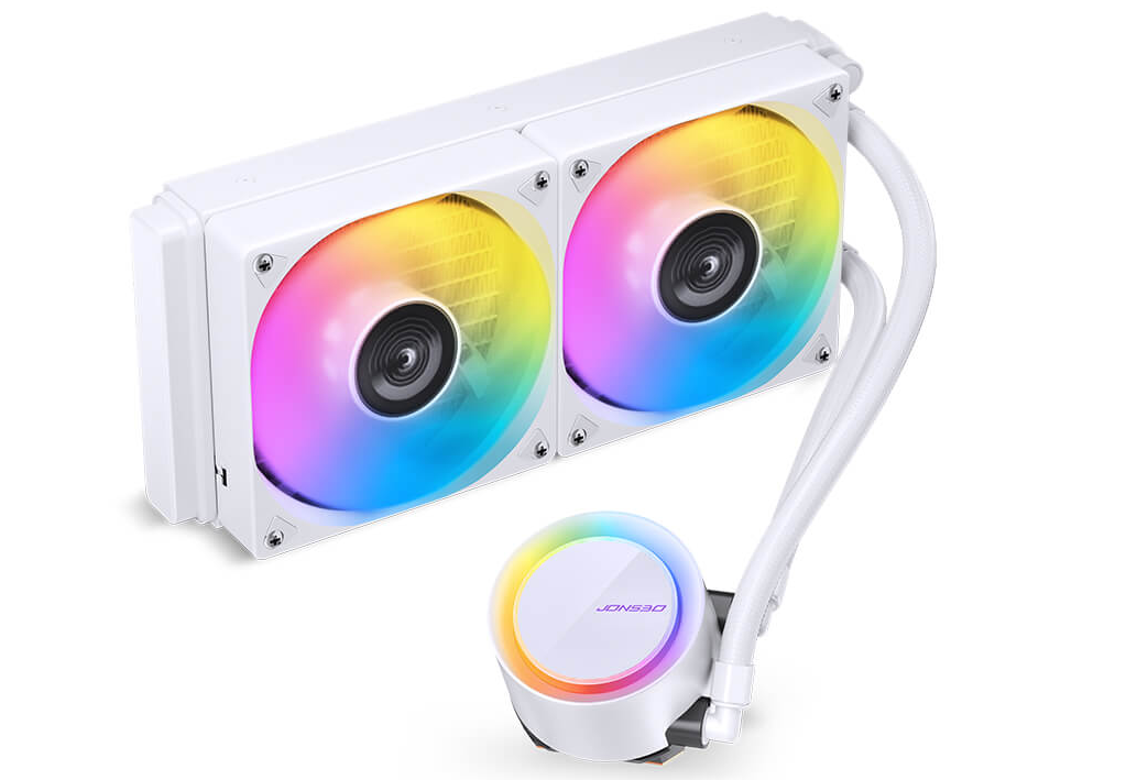 Tản nhiệt nước JONSBO TG-240 WHITE ARGB