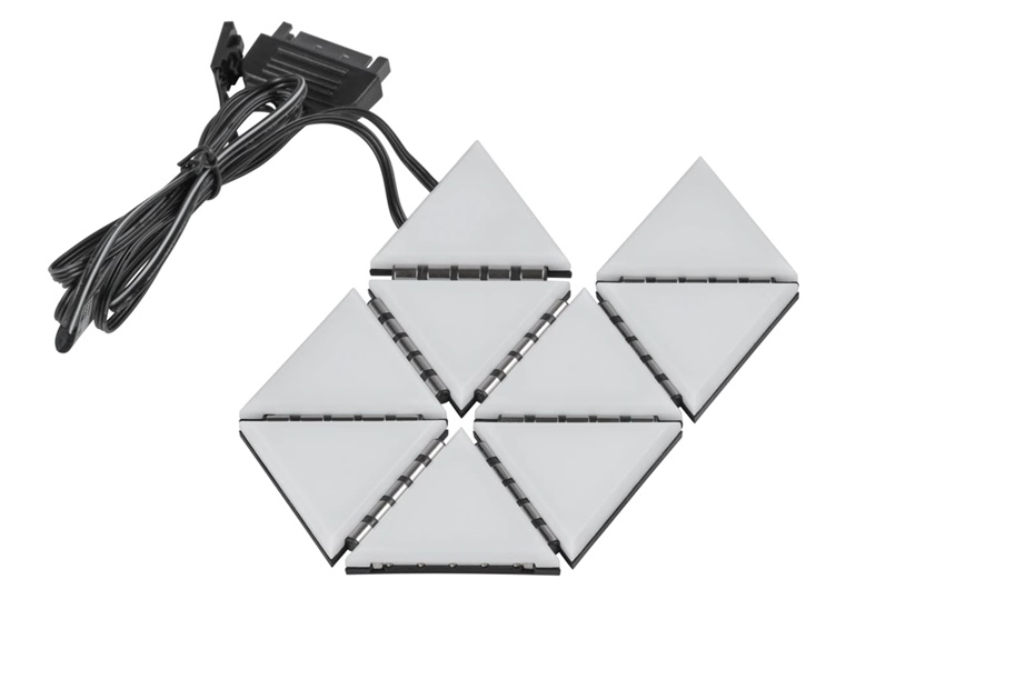 Bộ đèn chiếu sáng Corsair iCUE LC100 Smart Case Lighting Triangles, Expansion Kit CL-9011115-WW