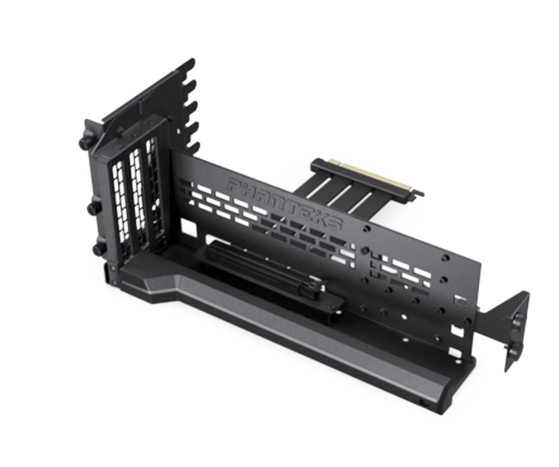 Bộ dựng VGA Phanteks Premium PCIe Gen4 Vertical GPU Bracket, 220mm PCIe 4.0 x16 Riser Cable, Black