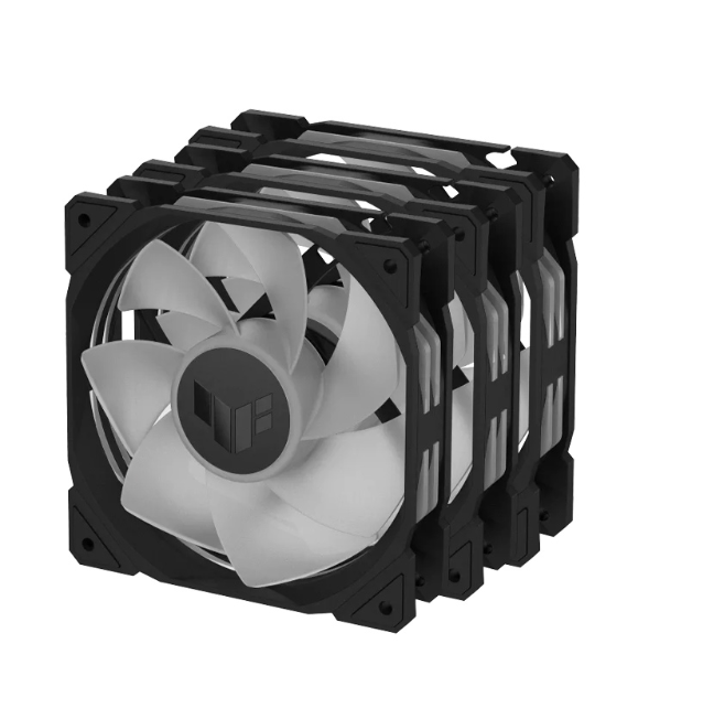 Bộ 3 quạt tản nhiệt đảo ngược ASUS TUF Gaming TR120 ARGB Reverse BLACK