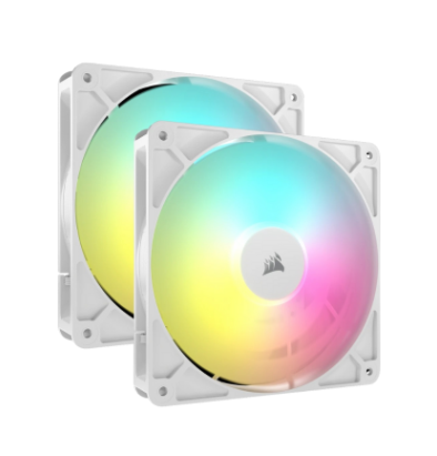 Bộ 2 quạt máy tính Corsair RS140 ARGB White CO-9050187-WW