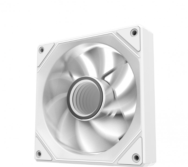 Bộ 3 Quạt JONSBO ZK-120W (3 IN 1) WHITE REVERSE infinity ( Ghép Nối Không Dây)