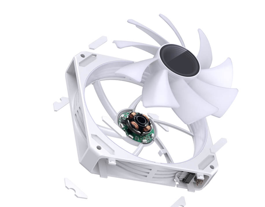 Bộ 3 Quạt JONSBO ZG-120W WHITE (3 in 1) (Ghép nối không dây)