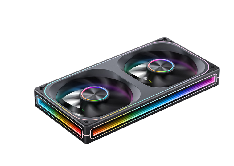 Fan Case JONSBO ZA-240BR BLACK LED ARGB infinity ( Fan Ngược)