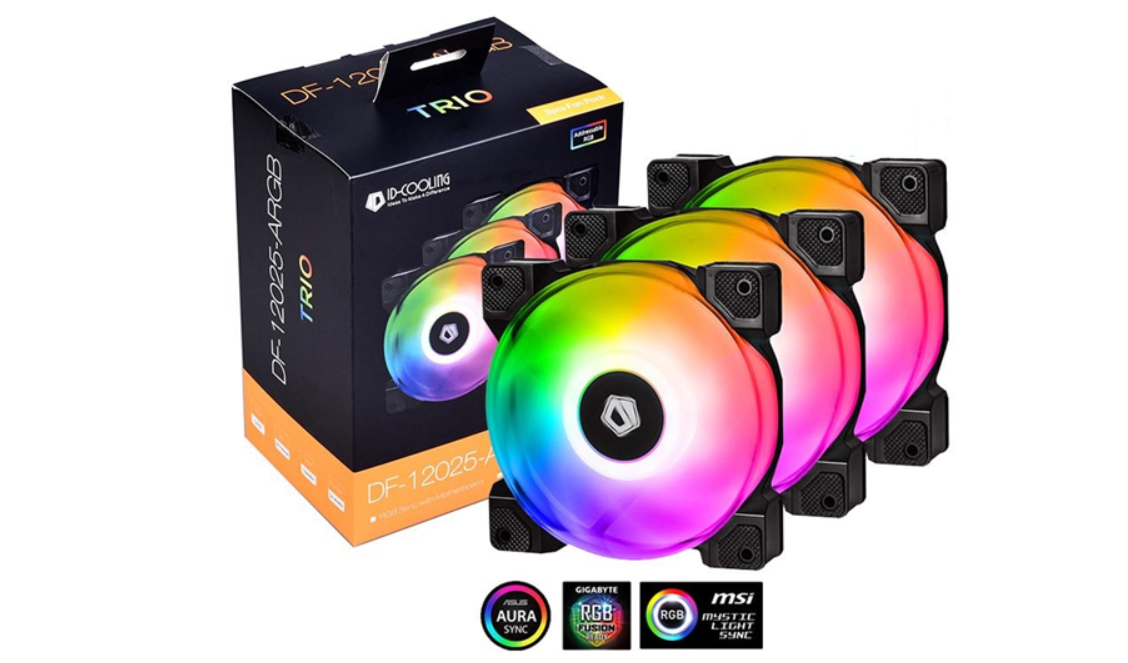 FAN CASE ID-COOLING DF-12025-ARGB TRIO 3pcs Pack