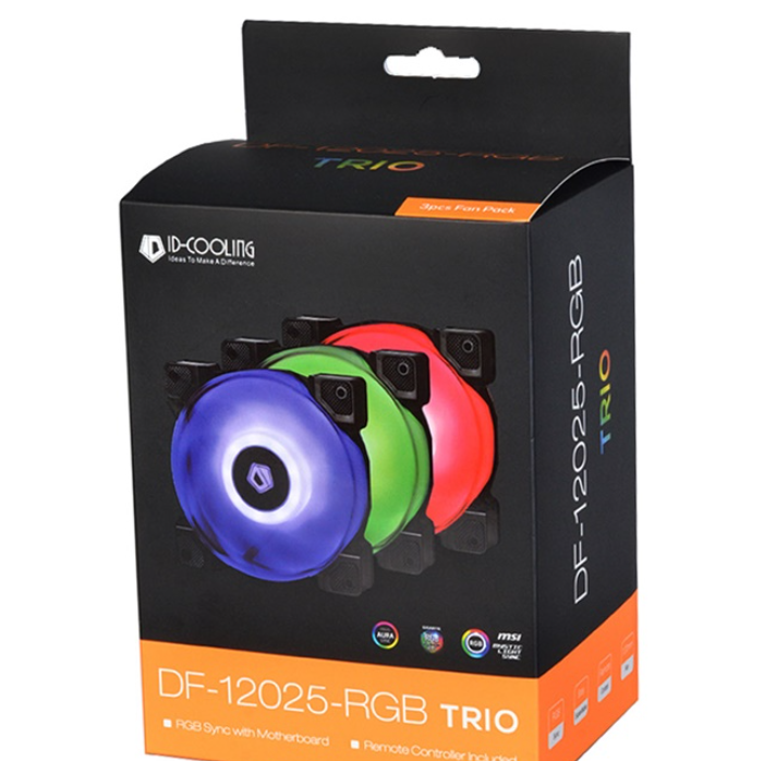 FAN CASE ID-COOLING DF-12025-ARGB TRIO 3pcs Pack