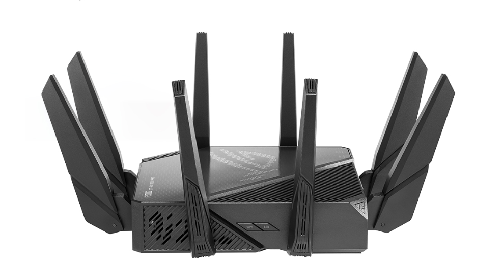 Bộ phát wifi 6 Asus ROG Rapture Gaming GT-AX11000 Pro (Chuẩn AX/ AX11000Mbps/ 8 Ăng-ten ngoài/ Wifi Mesh/ Dưới 80 User)