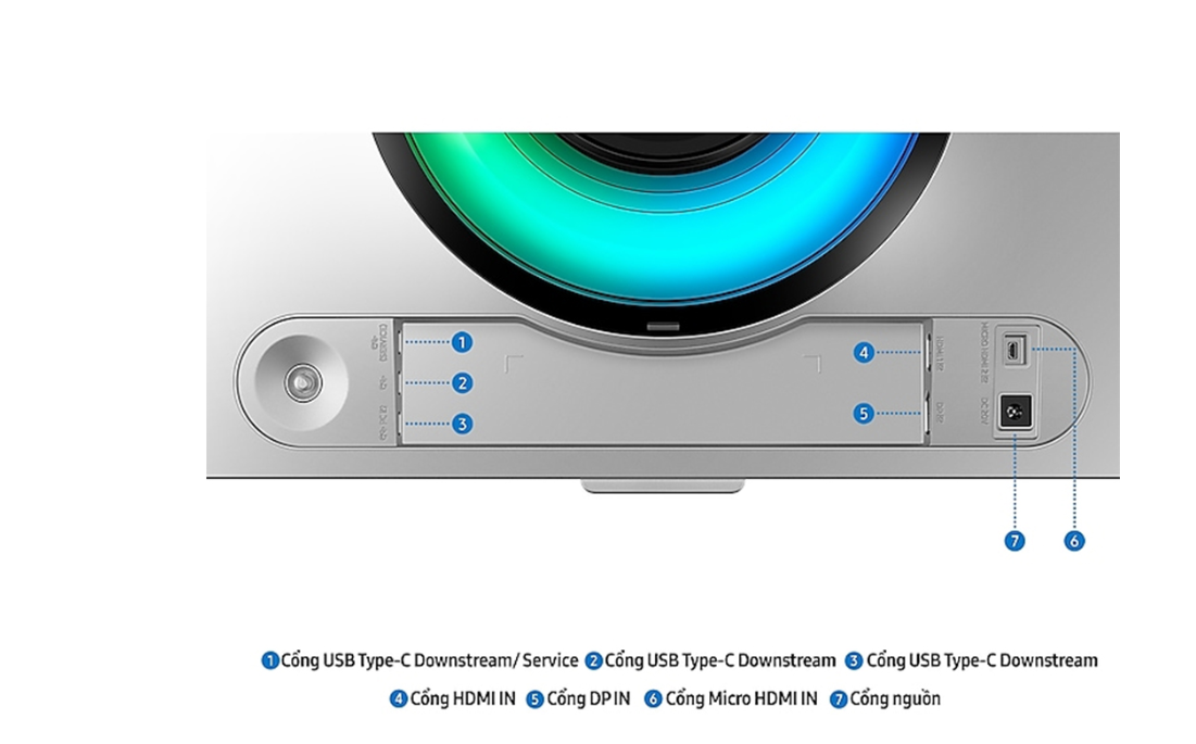 Màn hình Gaming SAMSUNG Odyssey OLED G9 G93SD LS49DG930SEXXV (49 inch - OLED - DQHD - 240Hz - 0.03ms - Cong)