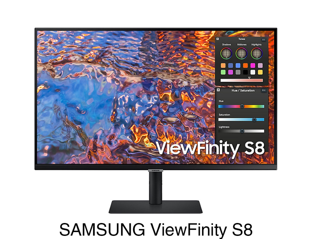 Màn Hình Đồ Họa SAMSUNG ViewFinity S8 LS32B800PXEXXV (32.0 inch - 4K - IPS - 60Hz - 5ms - USB TypeC - Network RJ45)