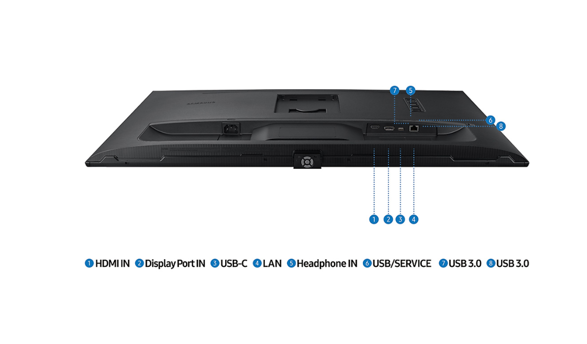 Màn Hình Đồ Họa SAMSUNG ViewFinity S8 LS32B800PXEXXV (32.0 inch - 4K - IPS - 60Hz - 5ms - USB TypeC - Network RJ45)
