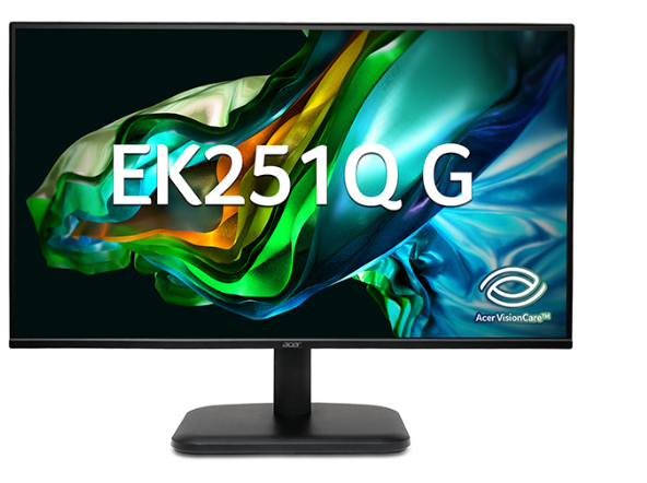 Màn Hình Acer EK251Q G UM.KE1SV.G01 (24.5 inch - IPS - FHD - 120Hz -1ms)
