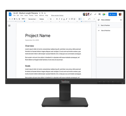Màn hình Lenovo ThinkVision S22-4e 64CBKAT6AE (21.5 inch - IPS - FHD - 100Hz - 4ms)