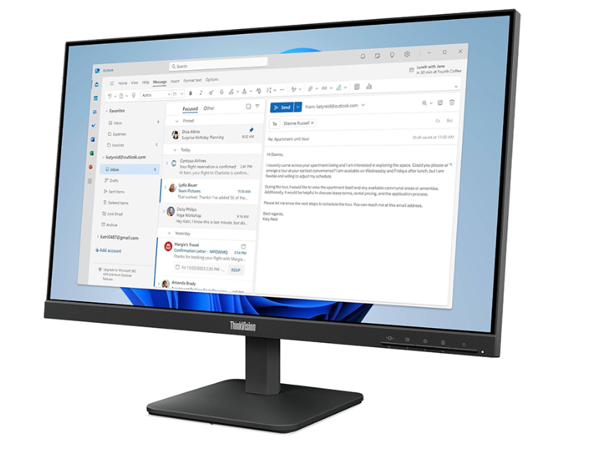 Màn hình Lenovo ThinkVision S24-4e 64B5KAR1VN (23.8 inch - IPS - FHD - 100Hz - 4ms)