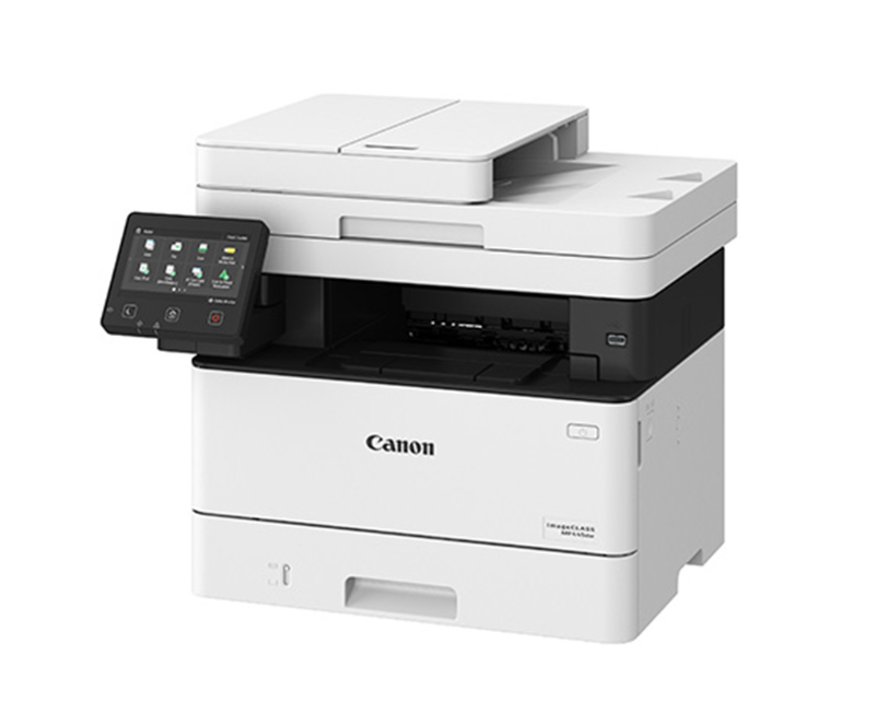 Máy in laser đen trắng đa năng Canon MF445DW (In đảo mặt| Copy | Scan| ADF| Fax| A4| A5 | USB| LAN| WIFI)