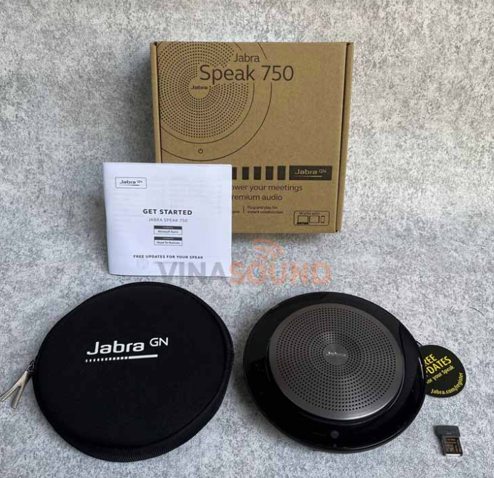 Loa hội nghị không dây Bluetooth Jabra SPEAK 750 MS (tích hợp mic) - kèm link 380
