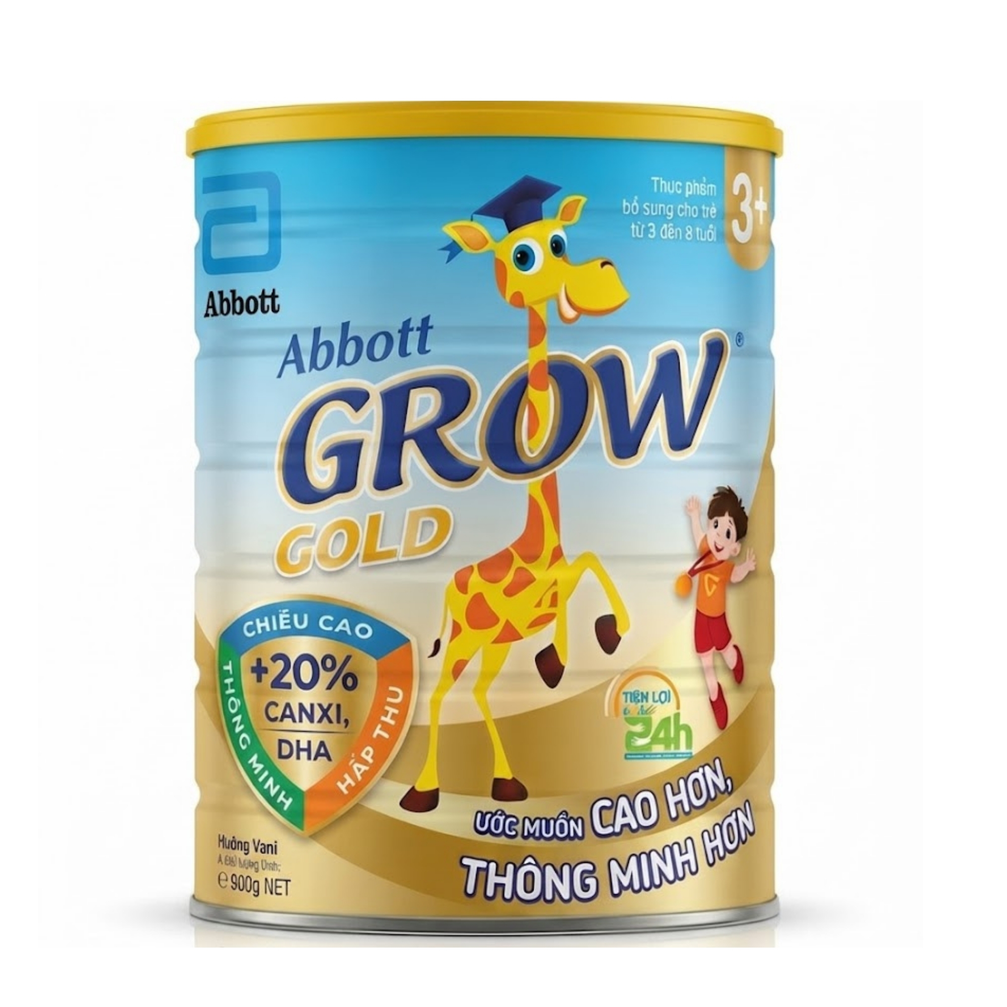 Thực phẩm bổ sung cho trẻ từ 3 đến 6 tuổi : Abbott Grow Gold 3+ 800g