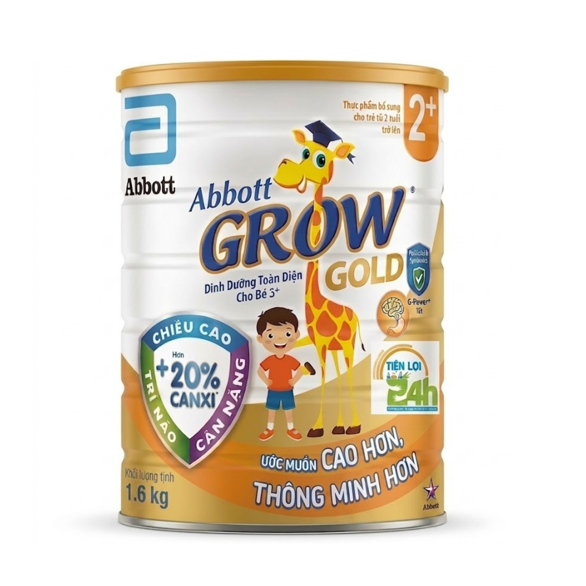 Thực phẩm bổ sung cho trẻ từ 2 tuổi trở lên : Abbott Grow 2+ 1.6kg