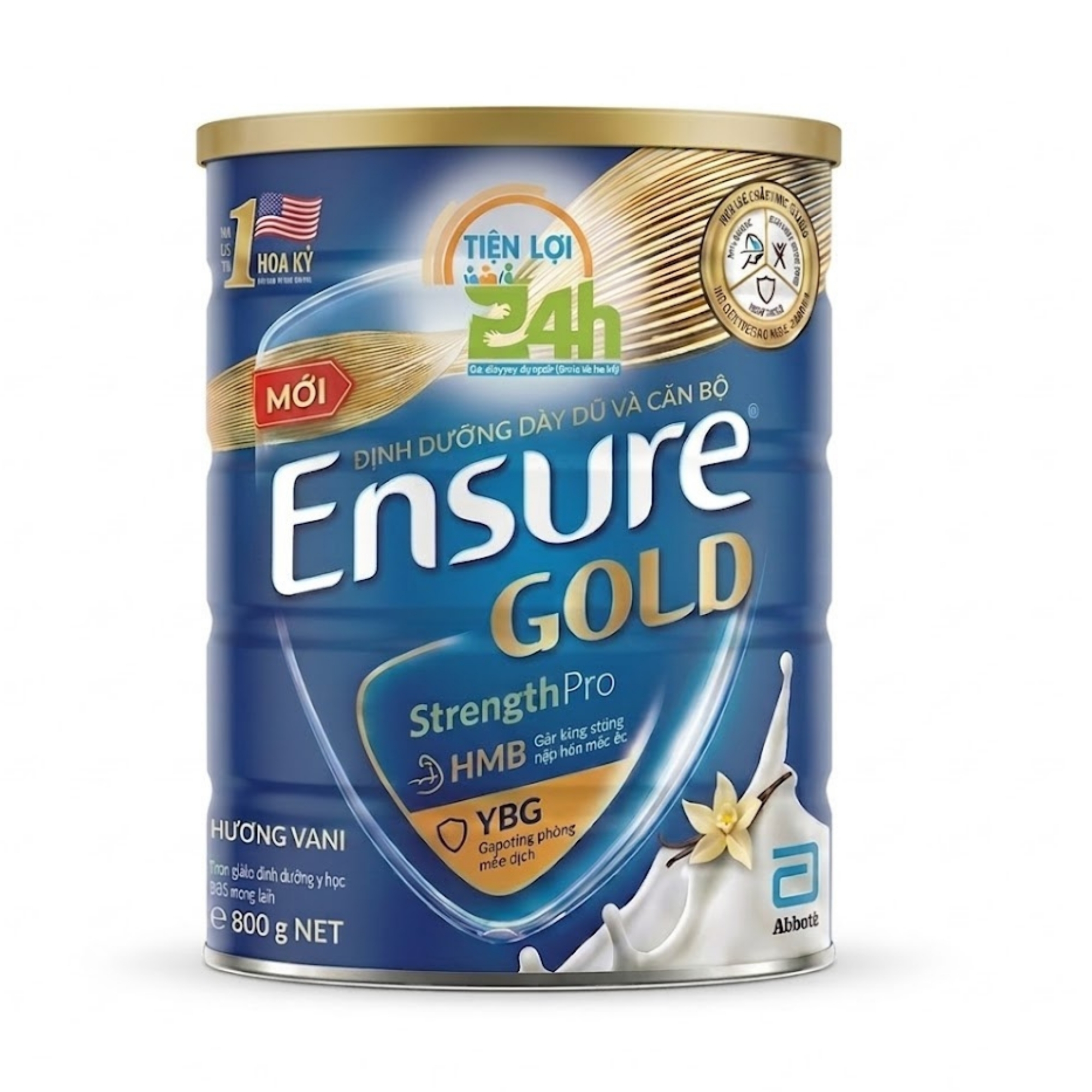 Thực phẩm dinh dưỡng y học : Ensure Gold 800g