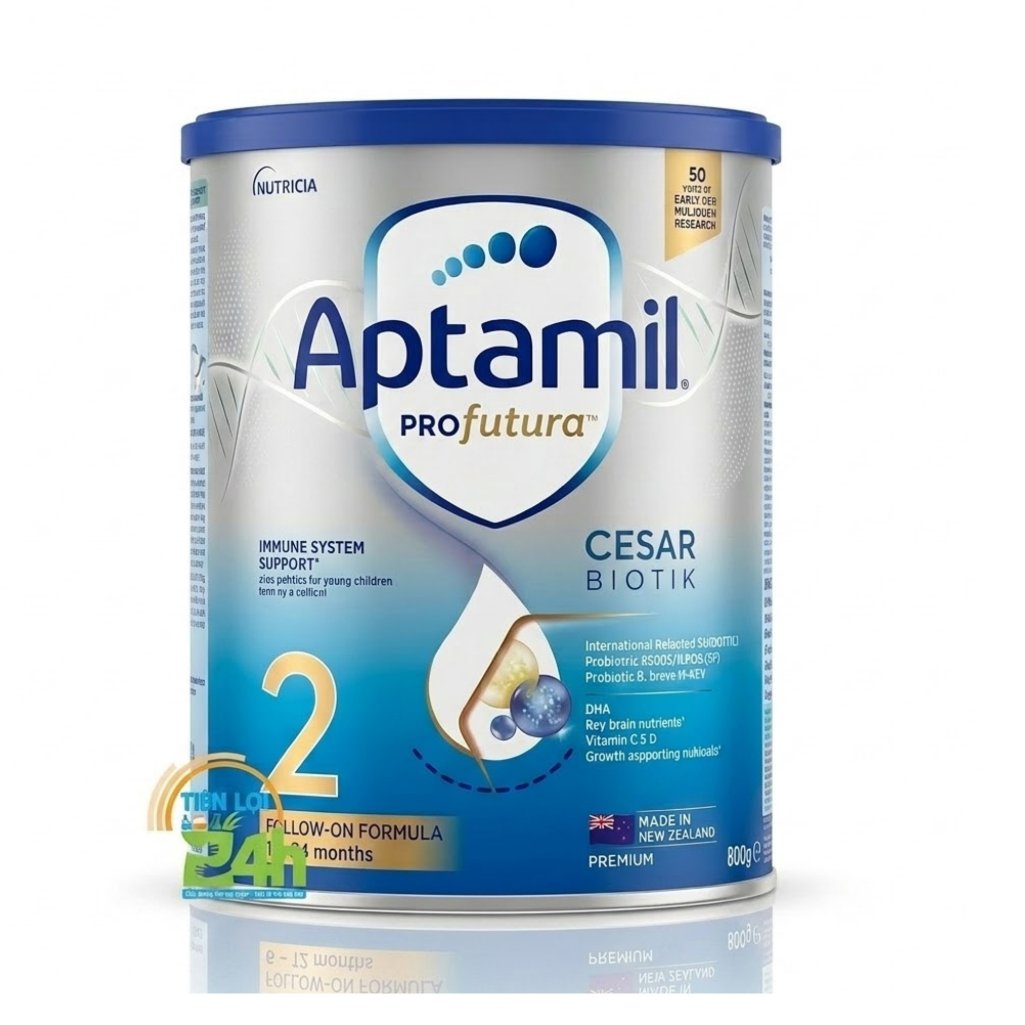 SPDDCT Aptamil Profutura Cesabiotik 2 Follow On Formula (Dành cho trẻ từ 12-24 tháng tuổi) 800G x6
