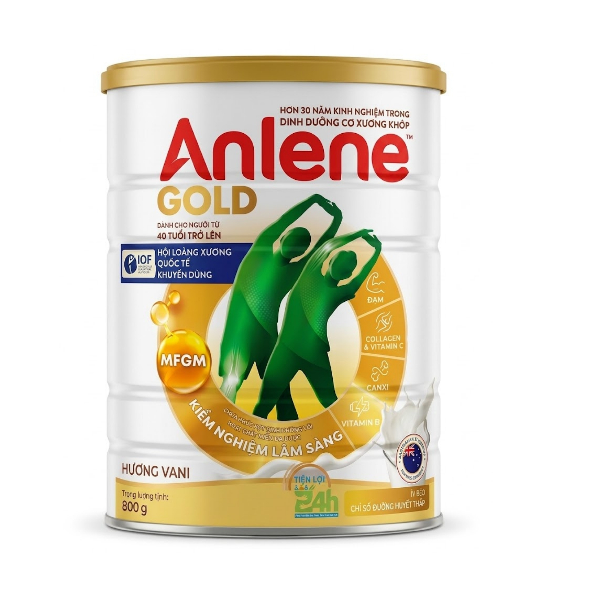 TPBS Anlene Gold Hương Vani 800G