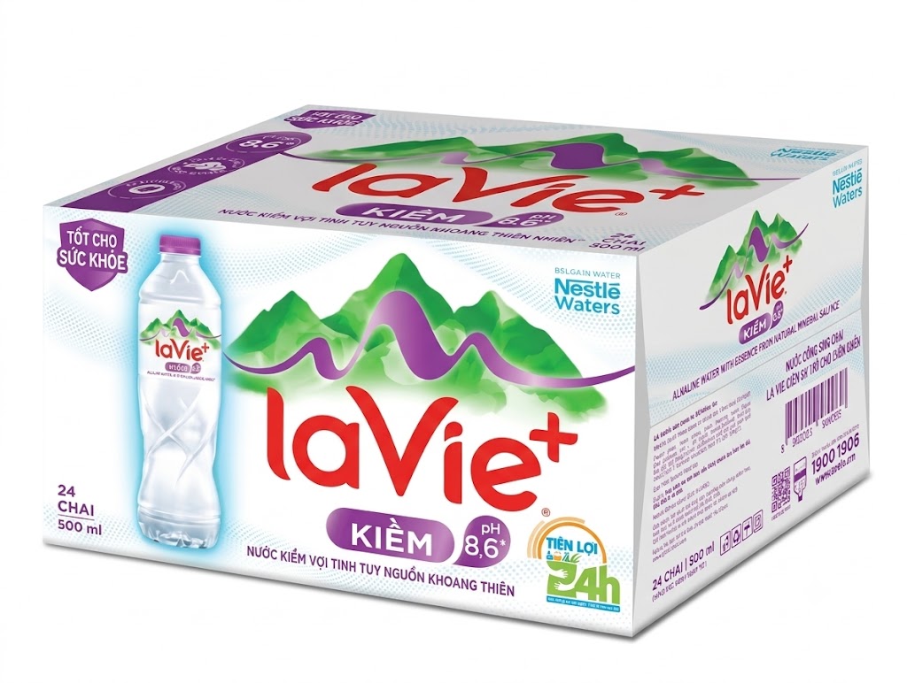 LA VIE+ KIEM - NUOC UONG KIEM CO KHOAN THIEN NHIEN 500ML