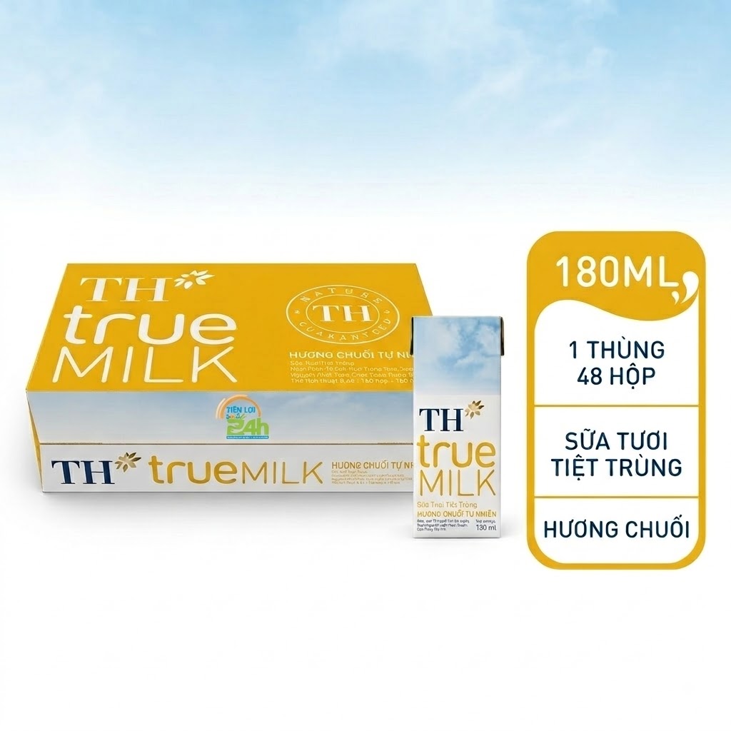 STTT HƯƠNG CHUỐI TH 180MLX48