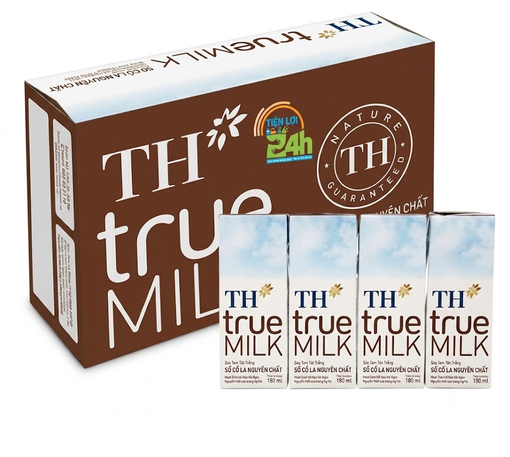 STTT SÔ CÔ LA TH TRUE MILK 180MLX48