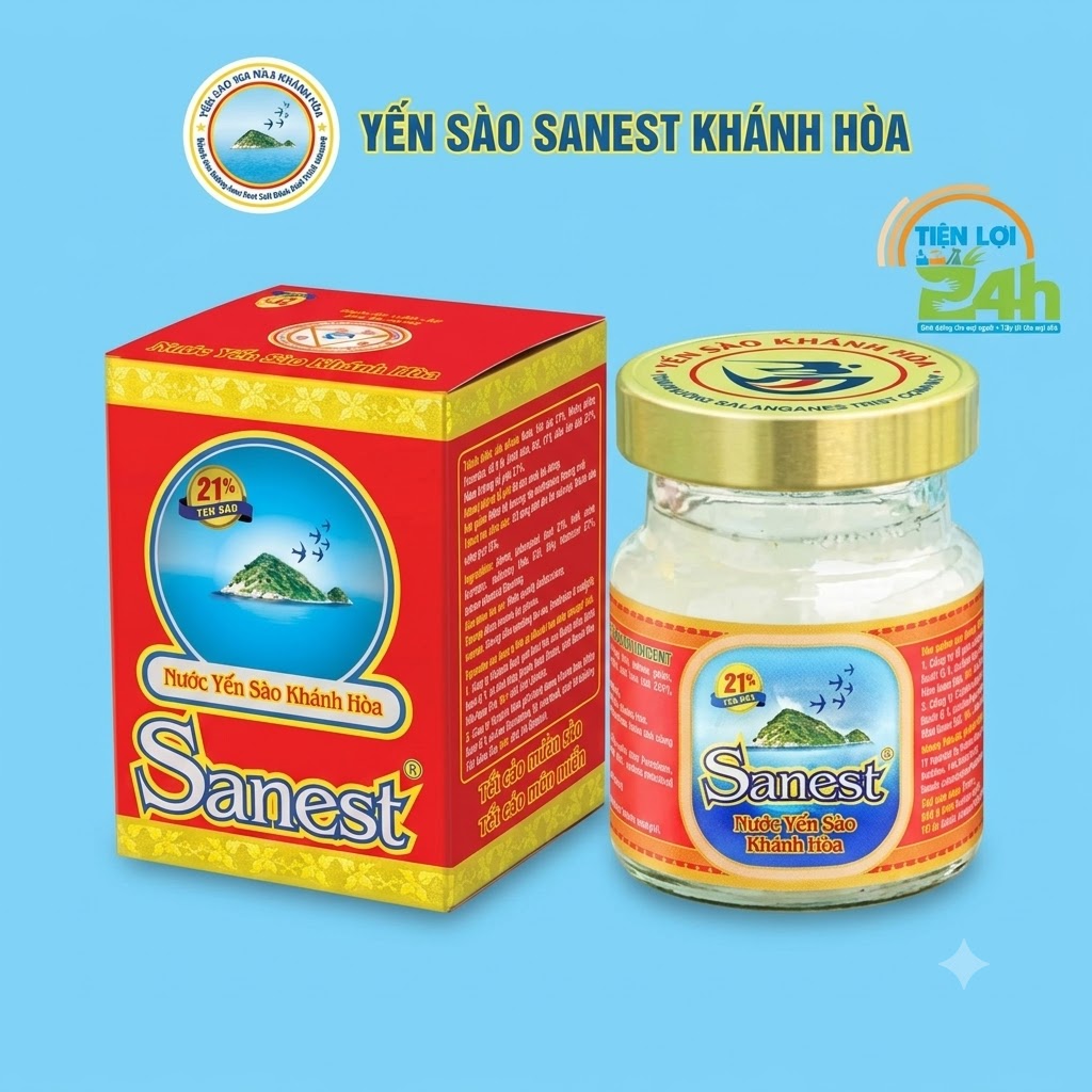 Nước Yến Sào Khánh Hòa Sanest lọ 70ml (S002)