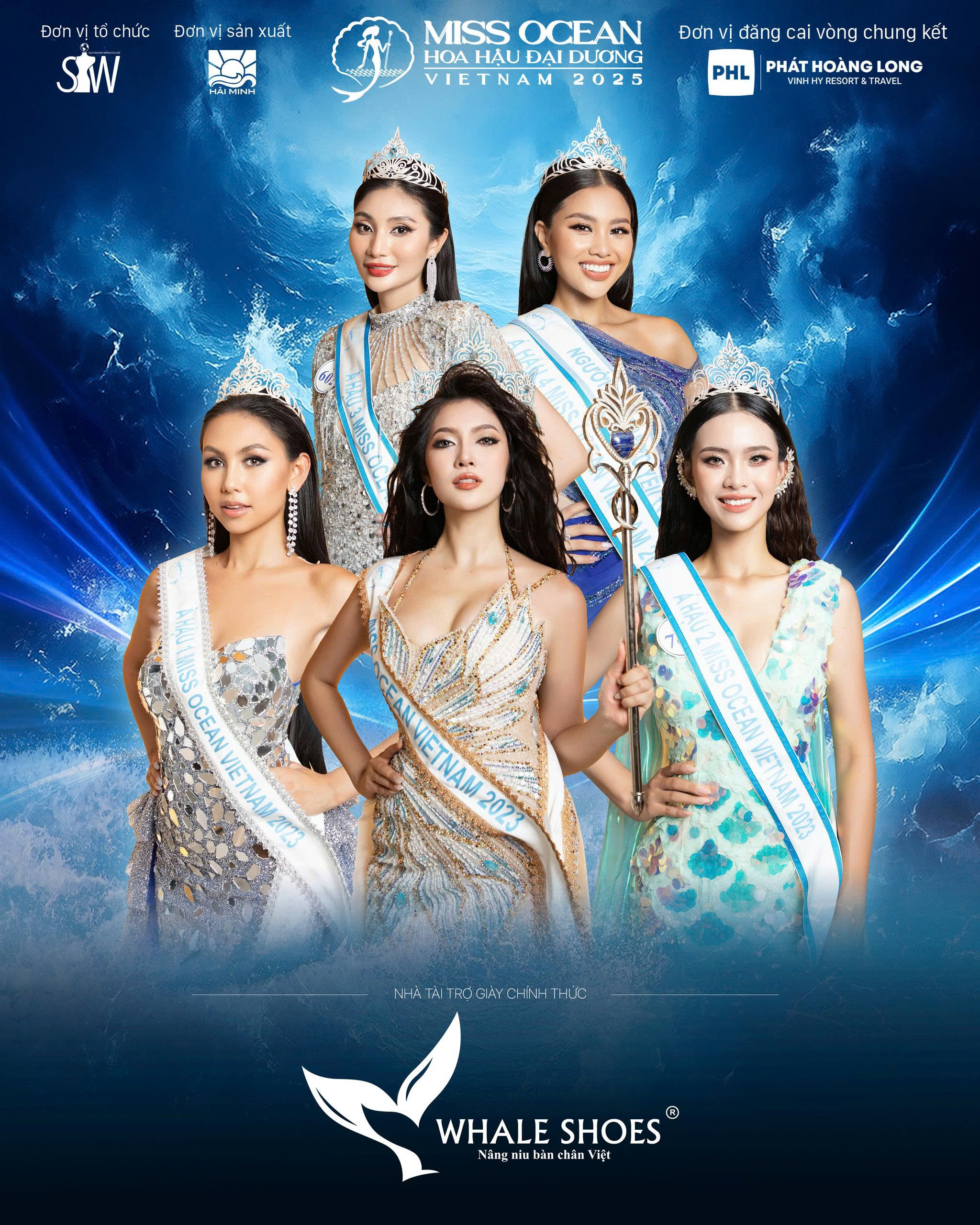 WHALE SHOES - NHÀ TÀI TRỢ GIÀY THỜI TRANG CHÍNH THỨC  HOA HẬU ĐẠI DƯƠNG VIỆT NAM 2025