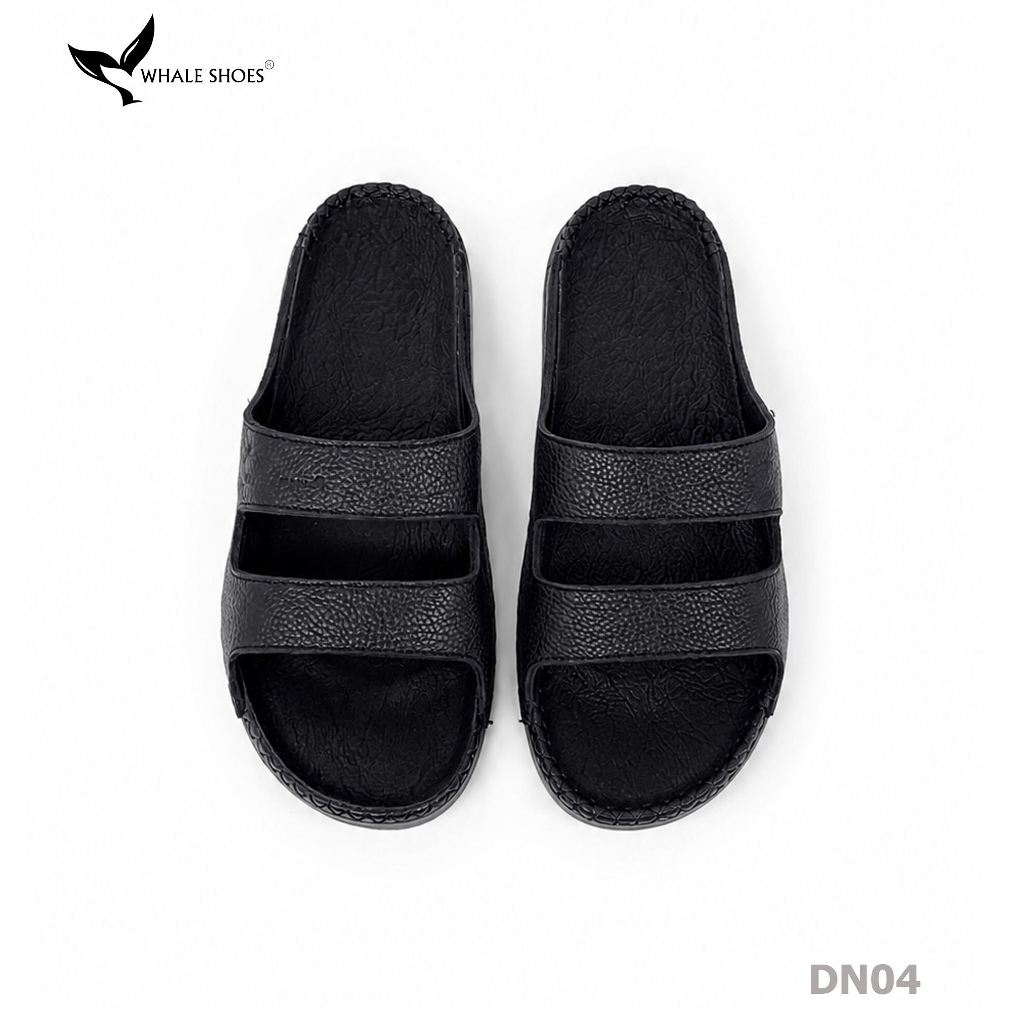 Dép nam Whale Shoes Quai 2 Nhị, Êm Chân, Dễ Mang, Đế Chống Trơn Trượt - DN04