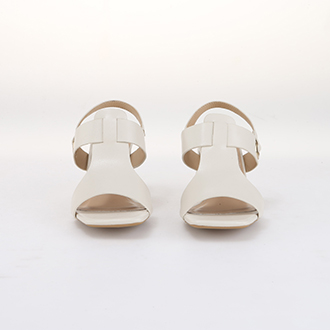 Whale Shoes SD01 - Sandal Nữ  Mũi Vuông 7cm Gót Sơn Vân Da Viền Mạ Vàng Sang Trọng, che khuyết điểm, đế chống trơn trượt