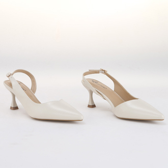 Whale Shoes SD07 – Giày cao gót 6cm cổ tim da mờ, thiết kế tối giản, basic, đế chống trơn trượt