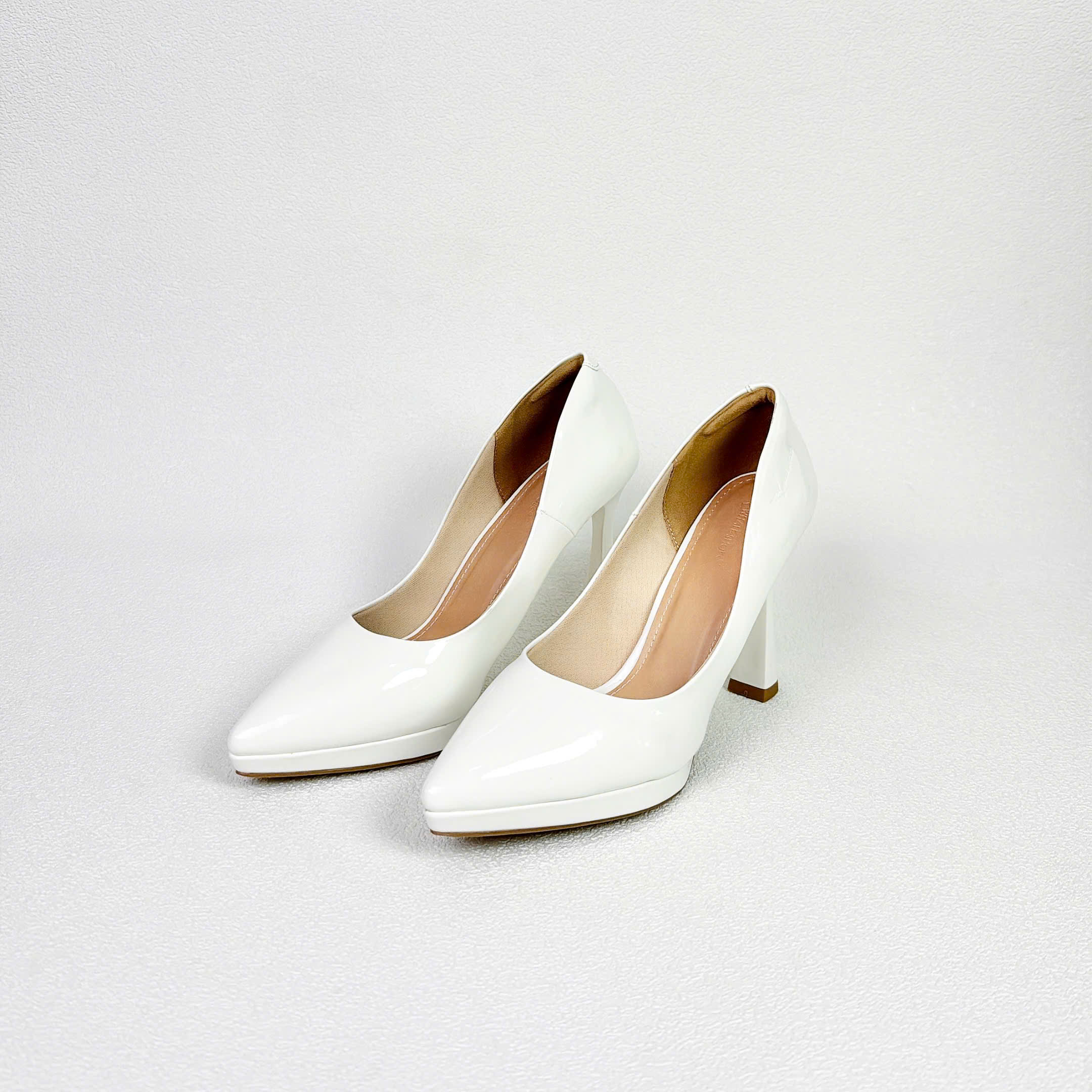 Whale Shoes GD01 - Giày Cao Gót Mũi Nhọn 10cm, da bóng đúp mũi 1cm, lót êm, đế chống trơn trượt