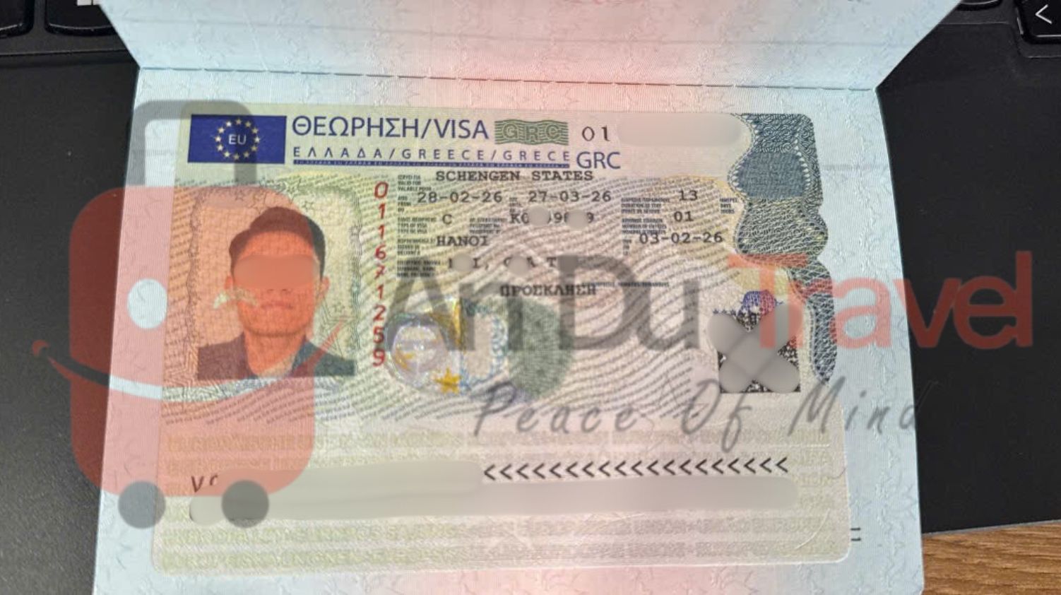 Visa Hy Lạp - Công Tác