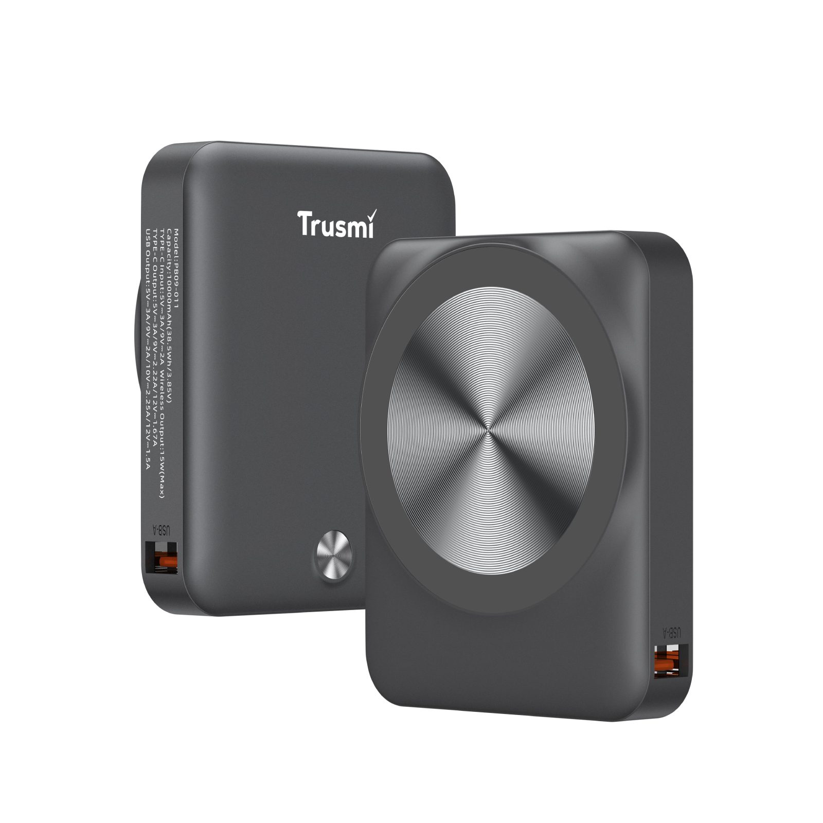 Trusmi Pin sạc không dây MAGNATIC 15W PD22.5W ULTRA MINI 10000mAh PB09