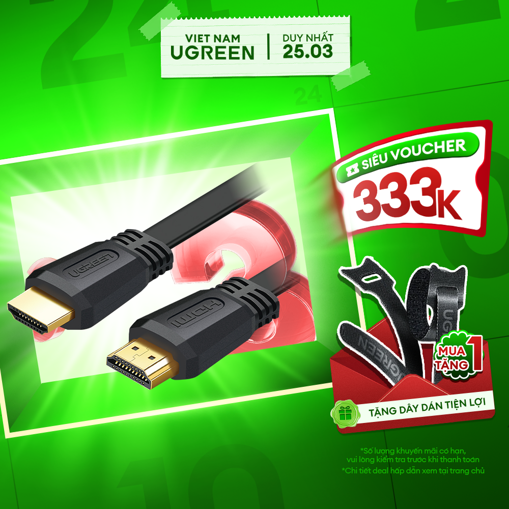 Cáp HDMI 2.0 Dẹt ED015