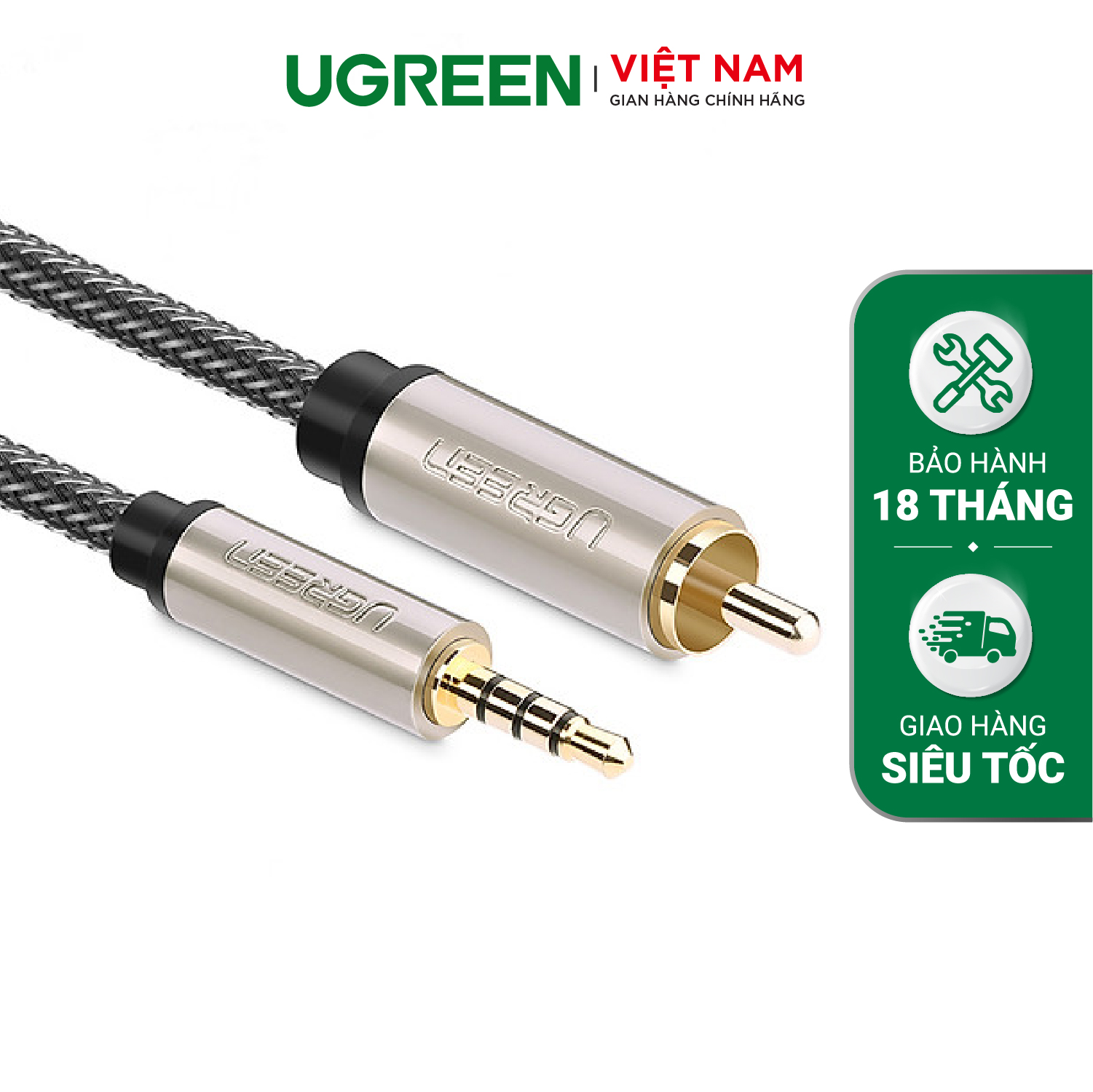 Dâu AV Coaxial hoa sen ra 3.5 mm AV132